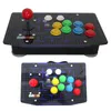 RAC-J500S 10 knappar Arkad Joystick USB Wired Acrylic Artwork Panel f￶r PC Multicolor Game Controllers Joysticks