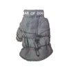 Vinter Pet Drawstring Down Jacket Tjock Varm Dog Coat Puppy Dogs Kläder Teddy Schnauzer Bulldog