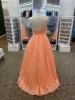 One-Shoulder-Abschlussballkleid mit glitzernden Pailletten 2022, Ballkleid, überkreuzte Träger am Rücken, lang, Burgunderrot, Orange, Blau, Pink, Festzugskleider, formelle Veranstaltung, Partykleidung, Quinceanera