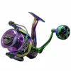 Baitcasting Reels 100% Anti-Saltwater Fishing Reel Pass 96h Salt Spray Test Spinning Aluminum Alloy Main Body Sea Boat