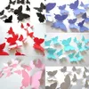 3D Butterfly Wall Pasted PVC Lichte Vlinder voor Woondecoratie Muurstickers Kids Baby Kamer Slaapkamer Plafond Home Decor 1bag / 12PCSHHC6973