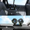 24V 12V 360 Degree AllRound Adjustable Car Auto Air Cooling Dual Head Fan Low Noise Car Auto Cooler Air Fan Car Fan Accessories4294276