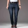 Męskie dżinsy Marka Biznes Klasyczny Casual Moda Top Denim Kombinezony Wysokiej Jakości Spodnie Slim Spodnie Mężczyźni 211111