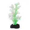 Artificial luminosa coral planta peixes tanque ornamentos de silicone mar anêmona paisagem decoração aquário acessórios