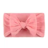 Children's Tulband Hoofdbanden Baby Meisjes Haarbanden Bow Knoop Haarband Zachte Mode Headwraps Nylon Haaraccessoires