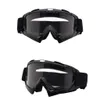 Lunettes de moto pour hommes et femmes en plein air lunettes de Ski lunettes tout-terrain miroirs coupe-vent extérieurs lunettes de casque ski d'équitation
