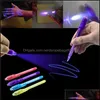 Mti Function Pens Writing Supplies School Business & Industrial Magic 2 In 1 Uv Graffiti Black Light Combo Creative Stationery Invisible Ink