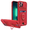 Slot per schede magnetiche Slide Camera Push Custodie protettive per finestre per iPhone 13 Pro Max 12 11 XR XS 8 Plus Samsung S22 Ultra A13 A12 A22 A32 A52 A72 A03S A02S A11 A31 A51 A71 A21S