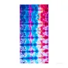 Moda Tie Dye Ręcznik kąpielowy Travel Travel Square Beach Towel Home Textiles 150 * 75 cm 16 Styl T500693