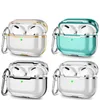 Gegalvaniseerd Clear Case voor Airpods Air Pods Pro Protective Cover Transparante Oortelefoon Airpods3 1 2 PC Cases 19 Kleuren