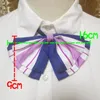 Bow Ties Bank Stewardess El Formal at Work Office Wear Shirt Striped Big Tie Female Donn22