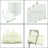 Notes Notepads Supplies notepads A6 Sublimation Journals With Double Sided Tape Thermal Transfer Notebook