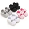 First Walkers Infant Toddler Baby Girl Crib Shoes Anti-Slip Soft Sole Heart Print Flats Cute Bow Retro Spring Autumn Prewalkers