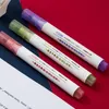 Surligneurs 6 couleurs Pastel avec pointe biseautée mignon Macron assortiment de stylos marqueurs d'encre ensemble d'écriture bureau utilisation étudiant en art