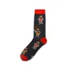 Wysokiej jakości mężczyźni Happy Socks Nowator 14 colors Cartoon Clown Guitar Socks Mężczyźni Czwabione bawełniane w kalcynach Hombre 2PCS1Pairs5597760