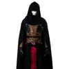 (W magazynie) Star Cosplay Darth Revan Costume Black Cape Mundur Pełny zestaw Outfit Custom Made Halloween Kostiumy Y0913