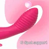 NXY Vibrators 3 in 1 Vibrator Rabbit Dildo Waterproof Vaginal Clitoral Anal Stimulator Vibration Erotic Sex Toys for Women Couples Shop 220110