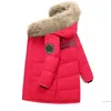 Kinderen Warm Thicken Kleding Jongen Kleding Winter Down Jassen 5-16 Jaar Hooded Parka Faux Bontjas Kinderen Tieners Sneeuw Snowsuit 211203