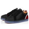 Nieuwe casual schoenen voor casual schoenen Junior sneakers Fun Vieira Flat Black Patent Leather Lederen kalfsleer
