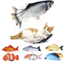 Chargement USB Fournitures pour animaux de compagnie Jouets en peluche Poisson sautant en peluche enfant entier jouet taquine le chat chien Swing bébé simule battre o3403300