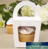 Cupcake Box Cake Box Packaging With Handle Single Cupcake Boxes Pudding Case With Lining 12pcs1 Factory price expert design Quality Latest Style Original Status