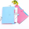 4 Color A4 Kawaii Carpetas Filing Supplies Smile Waterproof File Folder 5 Layers Document Bag Office Stationery