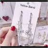 Dangle & Chandelier Drop Delivery 2021 925 Sier Needle Fashion Long Tassel Ladies European And American Retro Stud Earrings Aessories Jewelry