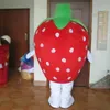 Performance Tasty Red Strawberry Mascot Costumes Halloween Fancy Party Dress Cartoon Character Carnival Xmas Easter Advertising Birthday Party Costume Outfit