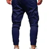 Streetwear Cargo Byxor Män Casual Jogger Byxor 2021 Vår sommar Mäns Multi-fickor Byxor Fashion Slim Fit Sweatpants Mens X0615