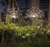 2021 NEW Christmas Solar lawn firework light dandelion string lights outdoor waterproof christma decoration lamp