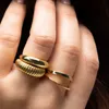100% 925 Sterling Silver European Hiphop Geometry Circular Punk Open Rings For Woman Index Finger Accessories Ring Jewerly Gift