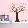 Catoon Animal Colorful PVC New Wall Stickers for Kids Room Owl Tree Decal Large Original size 60*90CM 210420