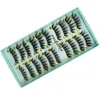 DINGSEN 10 pairs natural 15mm full strip false eyelashes fake lashes long makeup 3d mink extension
