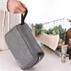 Neceser de maquillaje cosmético de viaje, neceser impermeable para lavar, bolsa colgante para inodoro para hombres y mujeres