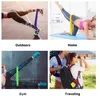 Resistance Loop Exercise Bands with Carry Bag Set of 5 Yoga Crossfit Rubber Training Pull Rope Gum Gym Workout Equipment