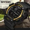 SANDA 2020 Orologi da uomo sportivi Top Brand di lusso orologio al quarzo militare maschile 30m impermeabile S Shock orologio relogio masculino X0625