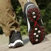 2021 En Kaliteli Marka Erkekler Yürüyüş Ayakkabı Deri Erkek Ayakkabı Dış Mekan Spor Trekking Ayakkabıları Su Geçirmez Erkek Tırmanış Atletik