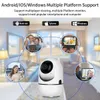 Automatisk spårning 1080p Camera Surveillance Security Monitor WiFi Wireless Mini Smart Alarm CCTV Inomhus Kamera Baby Monitorer