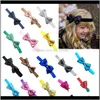 Bébé bébé filles brillant paillettes arc bandeaux noeud enfant en bas âge printemps extensible hairwrap enfants princesse Qhggv Knmsm