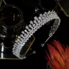 Asnora Damska księżniczka Kornięta Pałąk Kryształ Tiara i Korona Pałąk Biżuteria Bridal Akcesoria do włosów Ślub A01084 x0625
