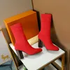 2022 Fashion Ladies Boots High Heel носки для сапог толстые каблуки на открытом воздухе невозможные ботинки дышащие производственные скидки SI90954297292791