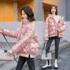 Women's Down Parkas Jacka Women Autumn Winter Cotton Coat Disponible Shiny Cotton Padded Kvinna 2022 LDY2036 LUCI22