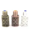 Vintage Hollow Carved Essential Oil Perfume Empty Bottle Container Artificial Multicolor Stone Refillable Storage Bottles & Jar Ja272N