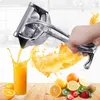 Aluminium handmatige juicer Granaatappel Juice Citroen Squeezer Druksuiker voor keukenaccessoires Fruithulpmiddelen 210628