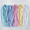Plus Size 6XL Heren Shirts Stof Oxford 100% Katoen Fashion Casual Formal Business Solid Striped Soft Slim Fit Button Mannelijke Tops 210609