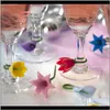 Other Products Kitchen, Dining Bar Home & Garden6Pcs/Lot Glass Marker Creative Wine Cup Recognizer With Sucking Disc Party Dedicated Sile Lab