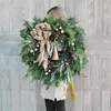 Flores decorativas grinaldas de 40 cm arranjo de grinalda ornamentos de natal spruck guirlanda pendurado dianteiro casa simulação festa porta decoração