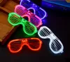 LED Luminous Okulary Buddy Strona Dance Activity Bar Festiwal Muzyczny Werzel