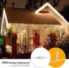 LED Light Holiday Light Sopelka Światła 3.5m / 4m / 5 M Lampa Sznurowa Świąteczne Dekoracje Ślubne Garland Garden Decor Fairy Light 211109