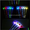 Clip Barrettes Con Farfalla Treccia Luminosa Colorata In Fibra Ottica Clip Di Capelli Di Seta All'ingrosso Luci A Led Flash Hairpin Bar Nzljp Rdfvj